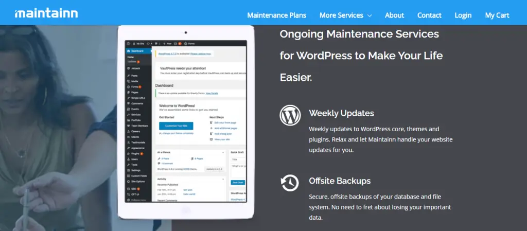 Fournisseurs de services de maintenance WordPress