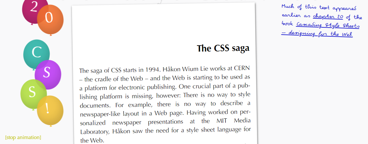 une brève histoire de CSS