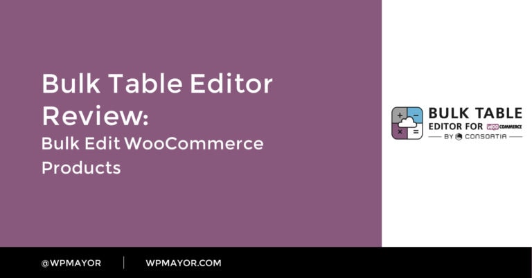 Examen de l'éditeur de table en bloc: Modifier en bloc les produits WooCommerce 25