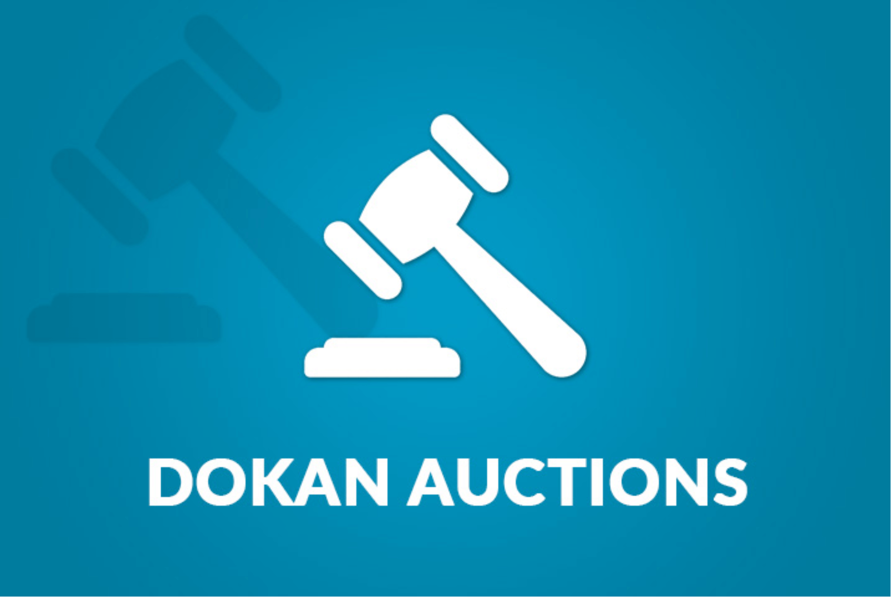 Bannière du plugin Dokan Simple Auctions.
