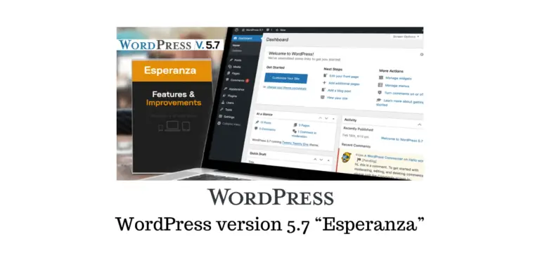 WordPress 5.7 «Esperanza»: principales fonctionnalités et améliorations 5