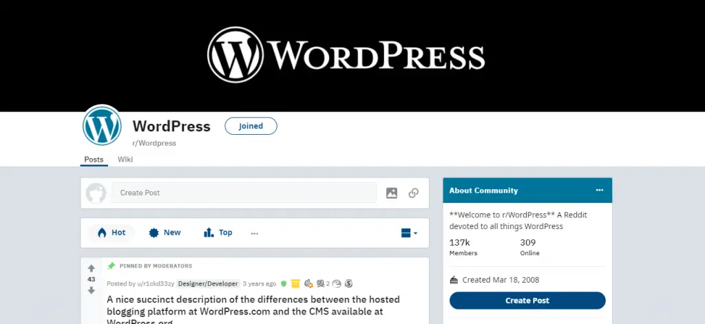 Prise en charge de WordPress