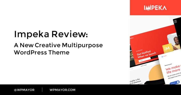 Revue Impeka : un nouveau thème WordPress polyvalent et créatif 3