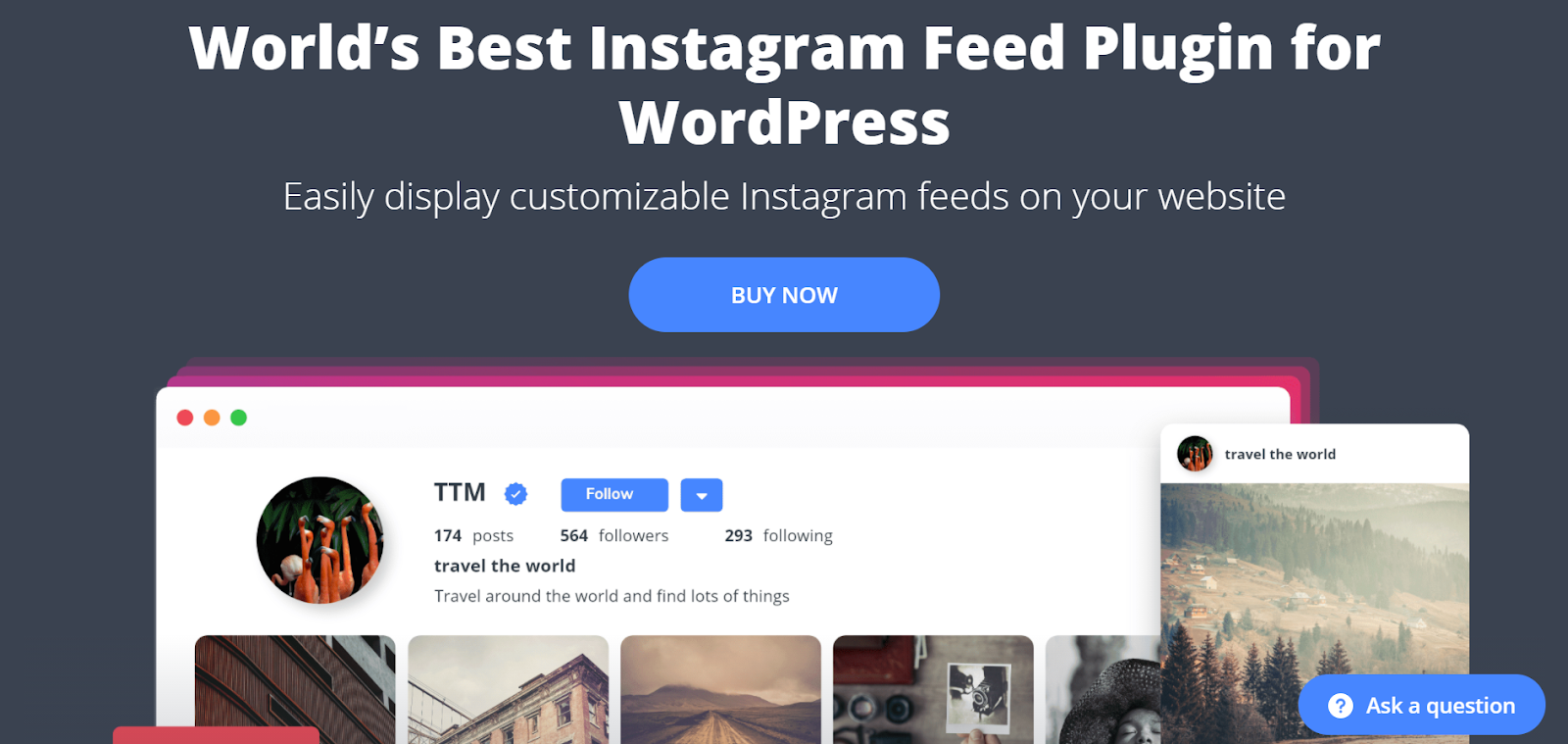 Meilleurs plugins Instagram pour WordPress |  10Flux de photos sur les réseaux sociaux