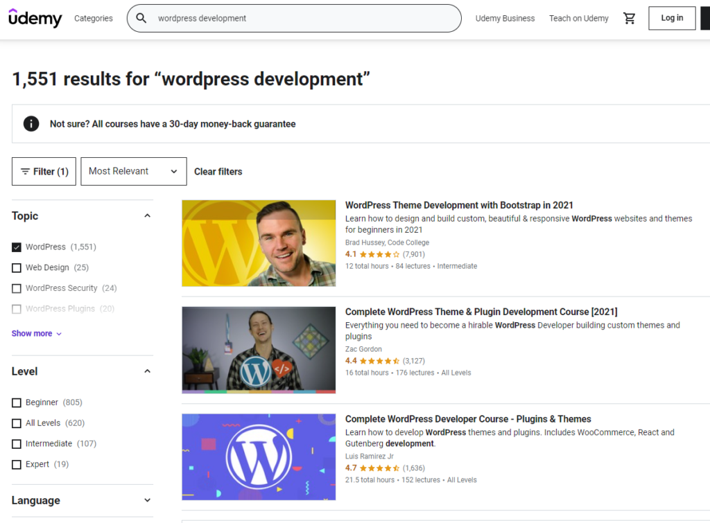 Comment apprendre le développement WordPress 13