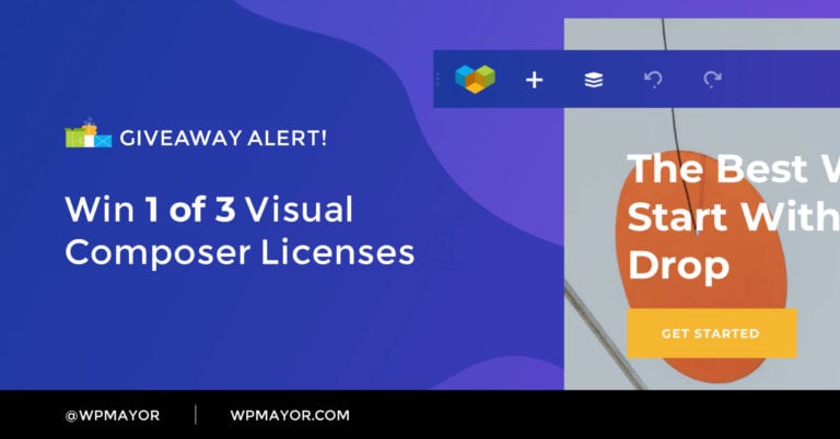 Giveaway - Gagnez 1 des 3 licences Visual Composer 5