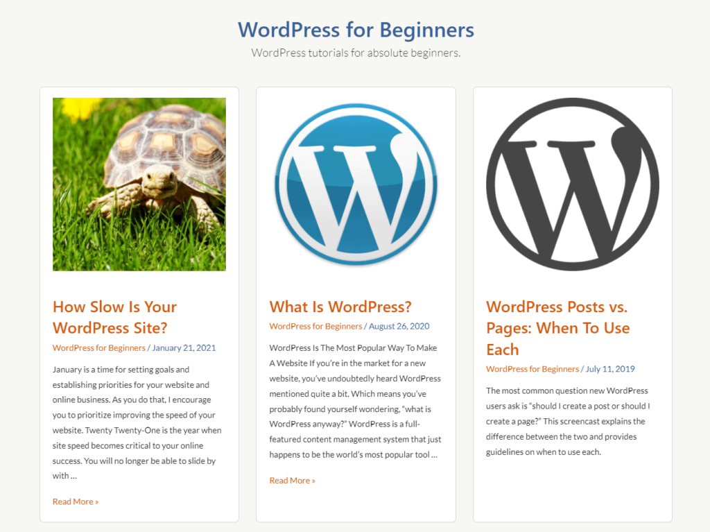 Meilleurs tutoriels WordPress pour les débutants absolus 12