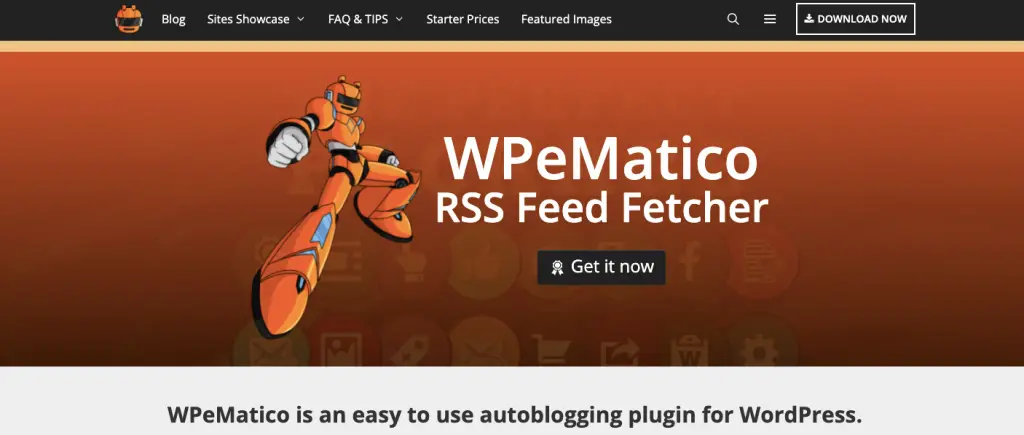 Plugin de récupération de flux RSS WPeMatico 