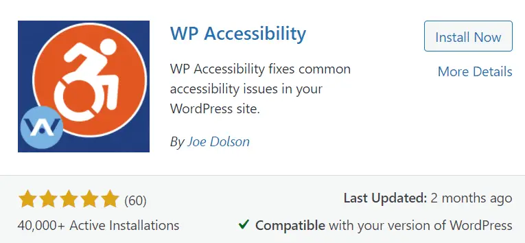 WP Accessibilité