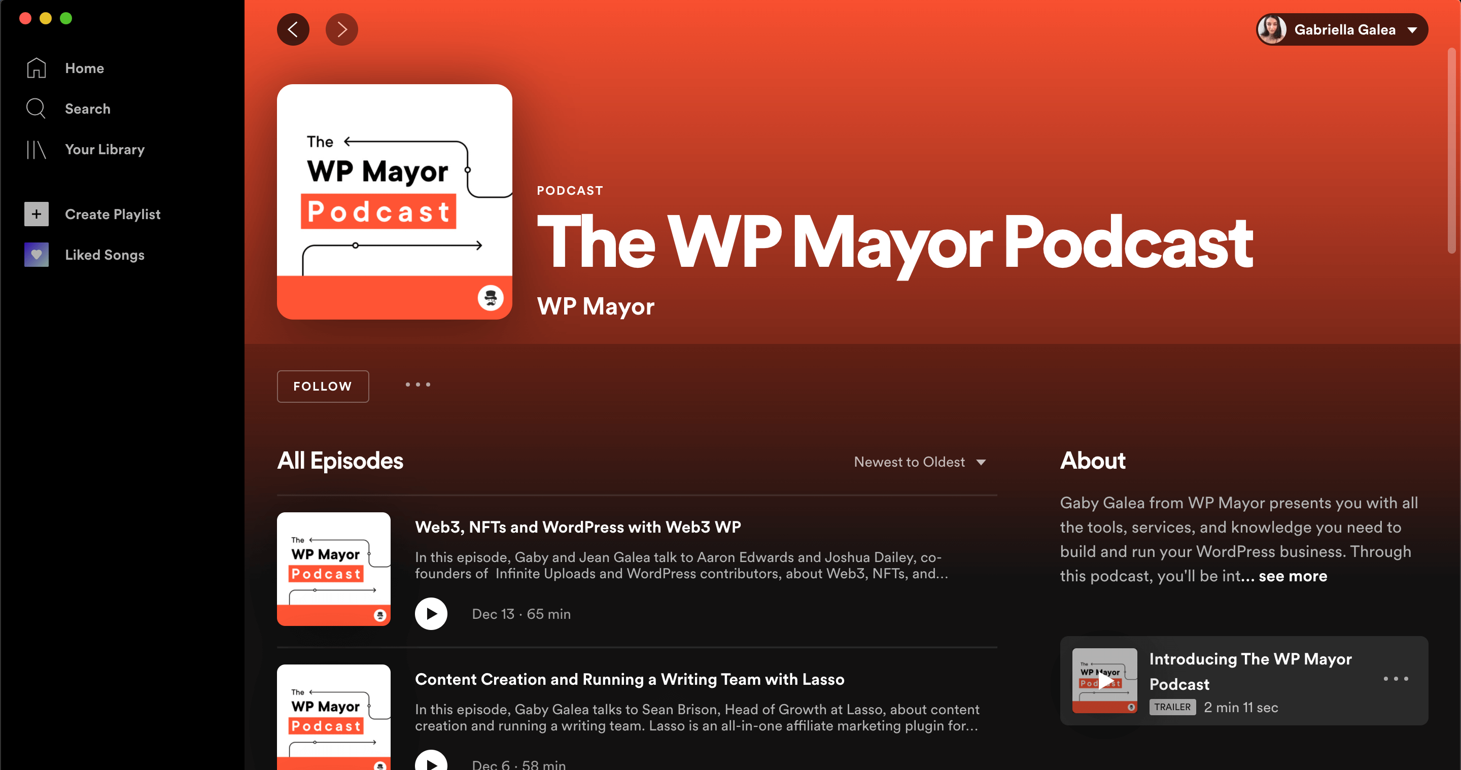 Podcast sur Spotify