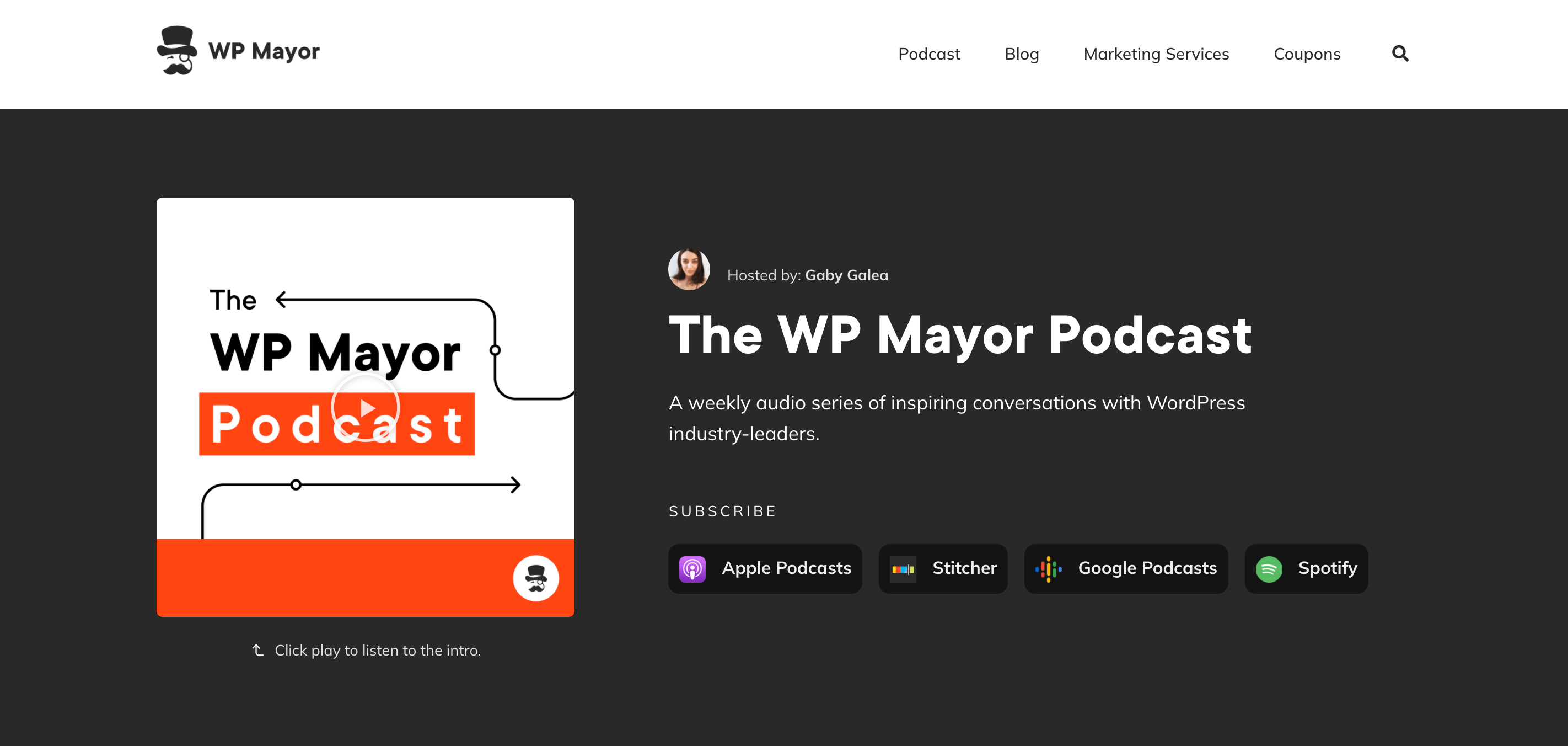 Le podcast du maire WP