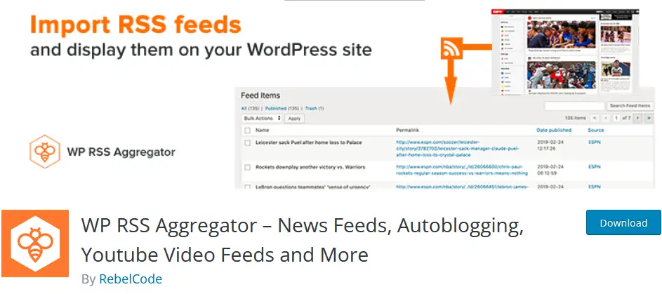 3 meilleurs plugins de widget RSS WordPress 2022 8