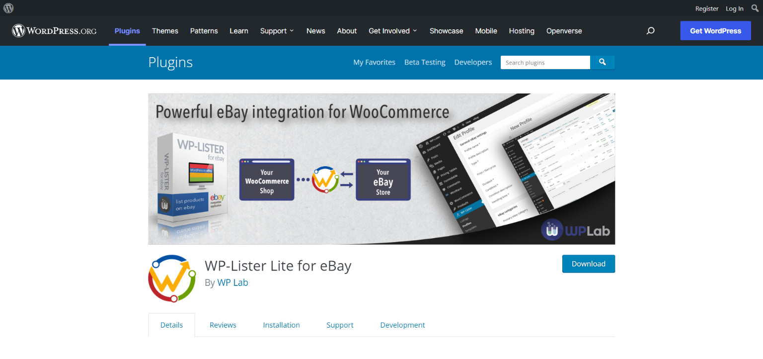 WP-Lister Lite pour eBay