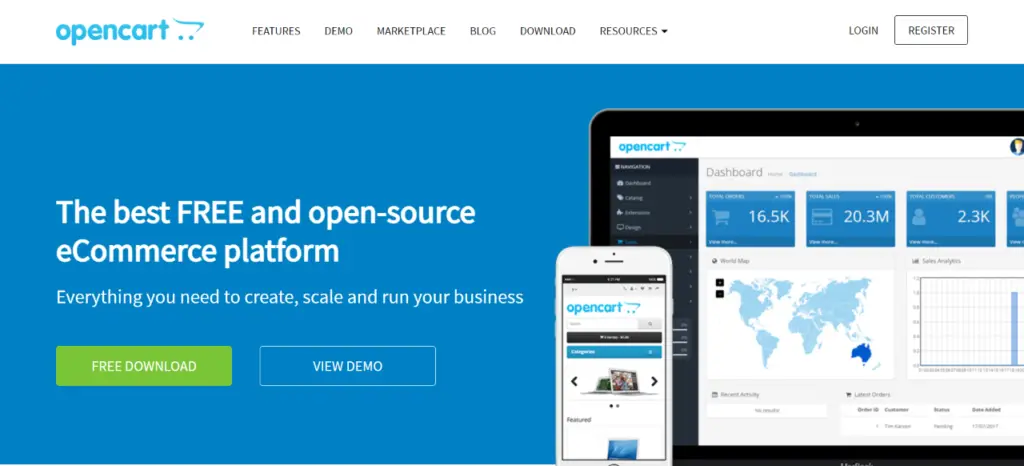 Meilleures plateformes de développement d'applications de commerce électronique multi-fournisseurs |  OpenCart