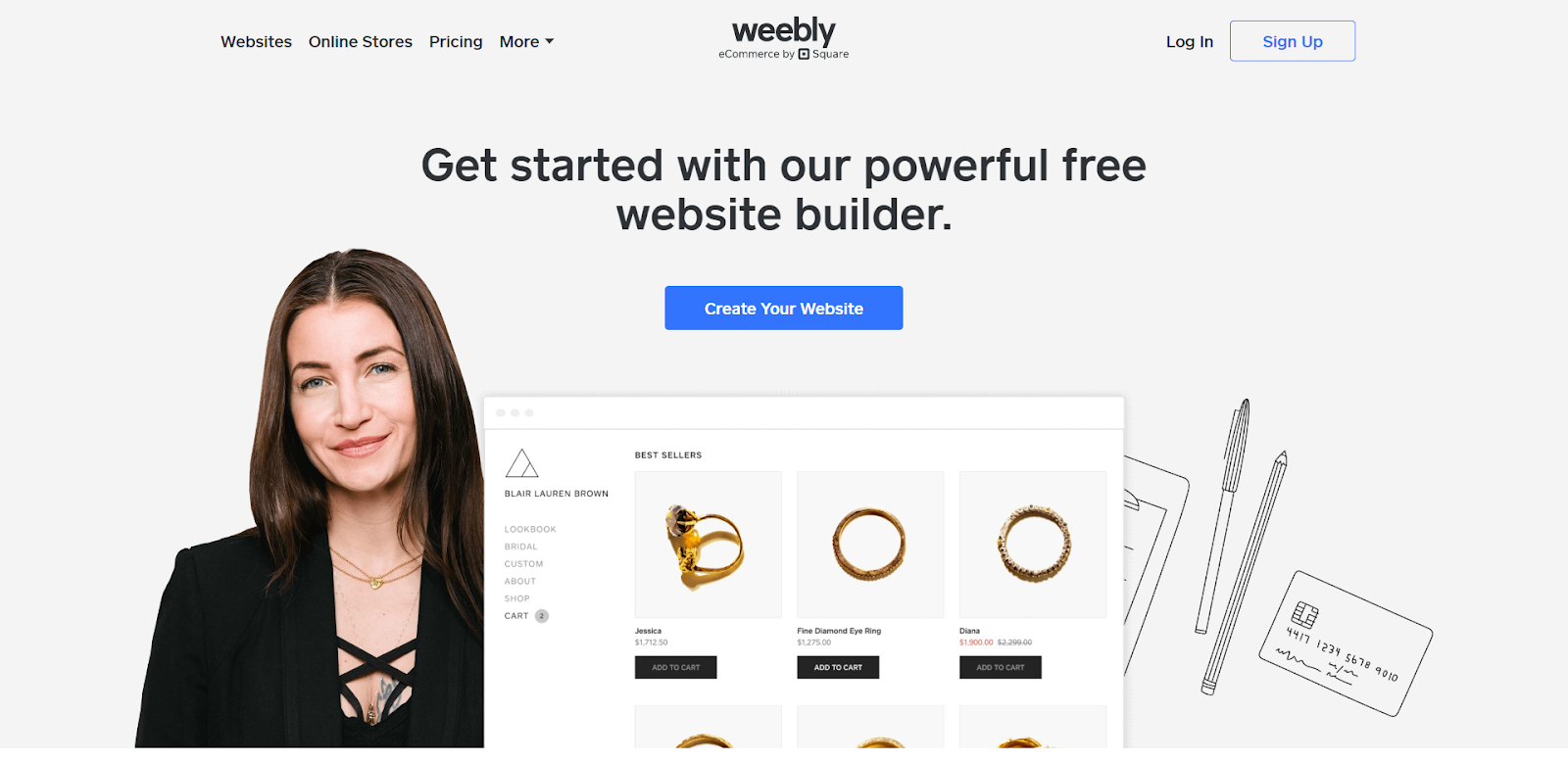 Créateur de site Web Weebly
