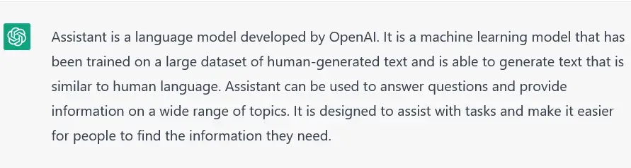 Réponses par OpenAI ChatGPT