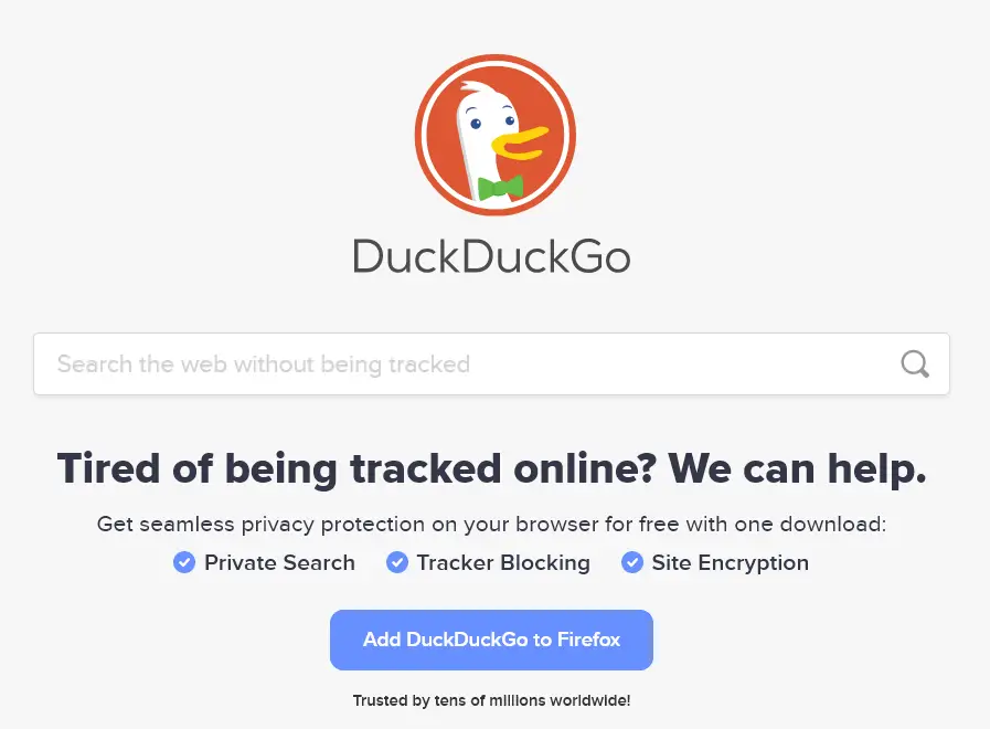 DuckDuckGo pour la confidentialité en ligne