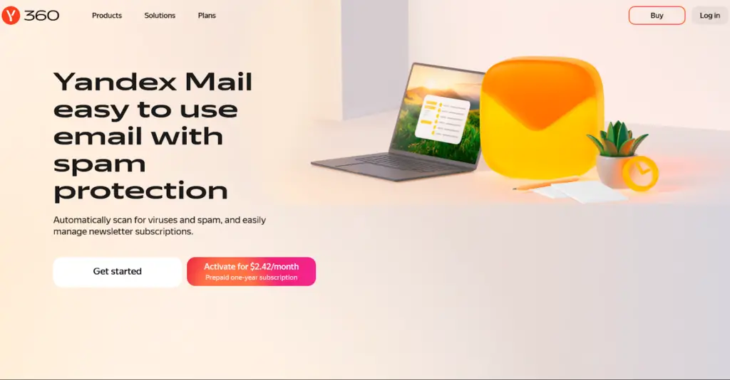 Yandex Mail - Alternative à Gmail