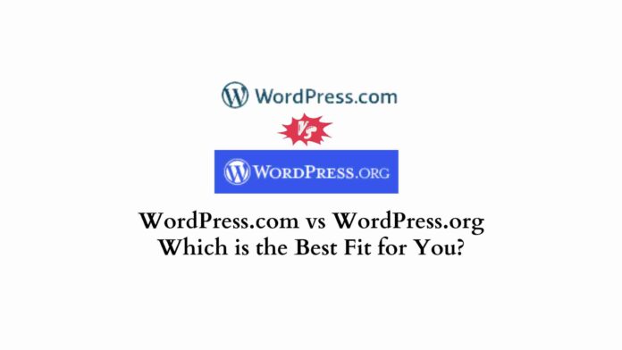WordPress.com contre WordPress.org