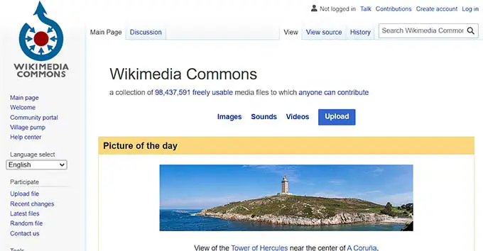 Site Wikimédia Commons