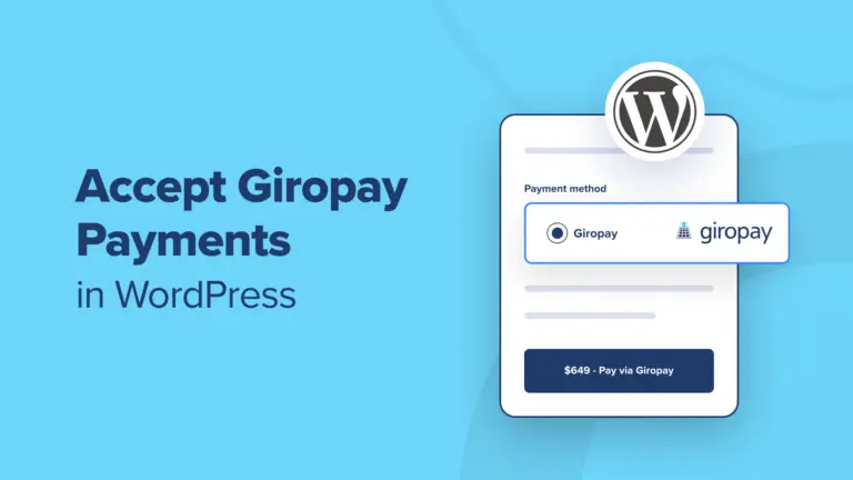 Comment accepter les paiements Giropay dans WordPress (en toute simplicité) 8
