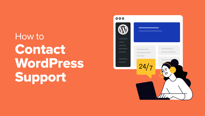 Contactez le support WordPress