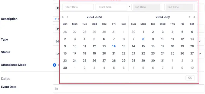 Ajout d'une date d'événement dans le schéma AIOSEO