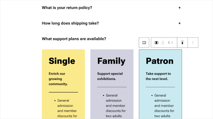 Bloc accordéon dans WordPress 6.9 Bloc accordéon dans WordPress 6.9