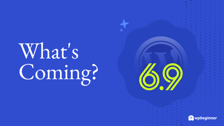 Qu'est-ce qui arrive dans WordPress 6.9 ? (Caractéristiques et captures d'écran) 4
