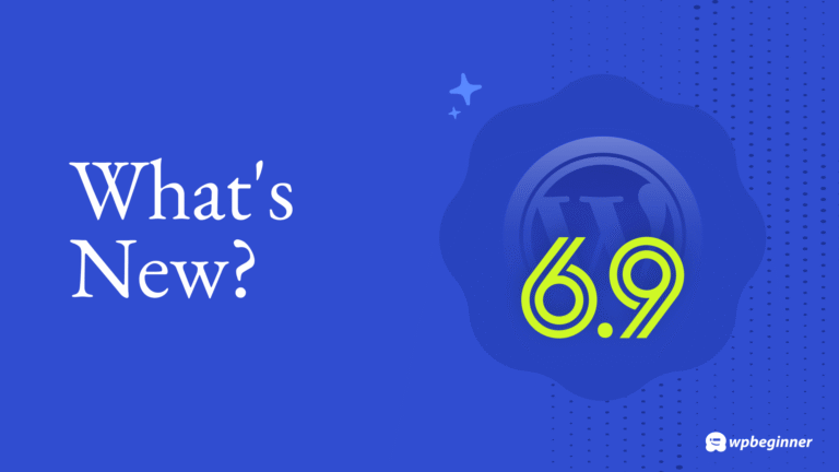 Quoi de neuf dans WordPress 6.9 ? (Caractéristiques et captures d'écran) 1