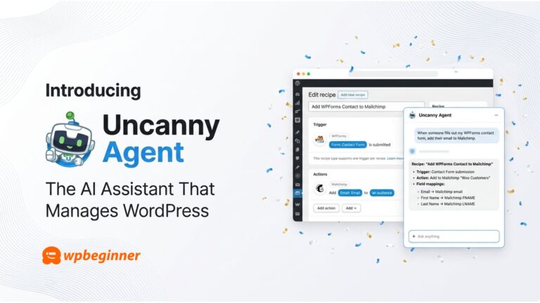[NEW] Uncanny Agent : assistant IA pour gérer WordPress 1