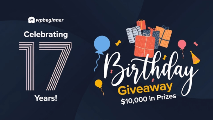 17e-anniversaire-concours-wpbeginner